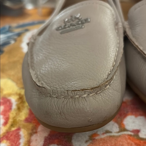 Coach Tan Flats Moccasin-Style Loafers - Picture 3 of 9
